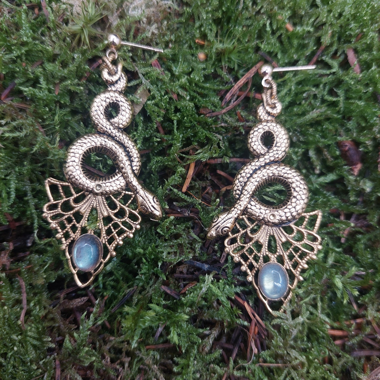 Slithery Scale Earrings
