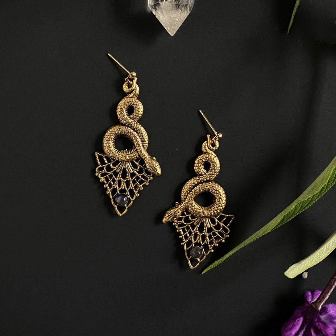 Slithery Scale Earrings